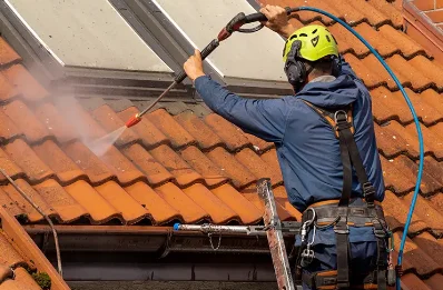 Démoussage et hydrofuge de toiture à la Chaulme